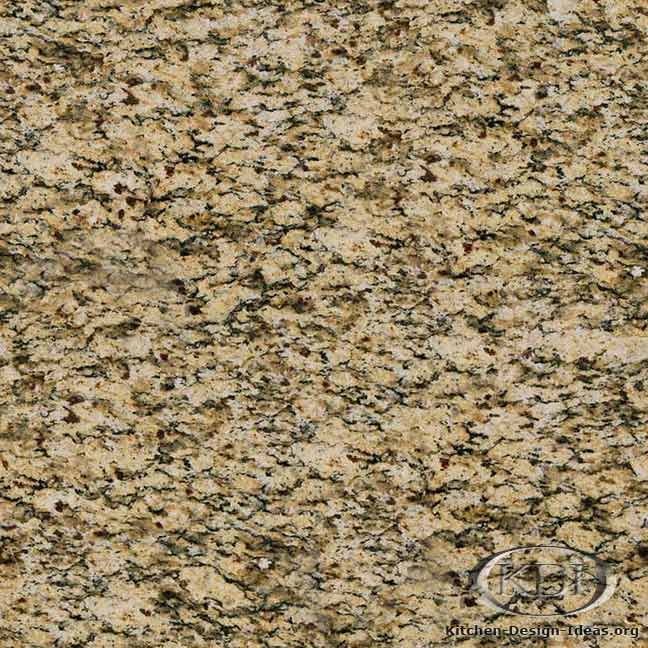 Amber Yellow Granite Kitchen Countertop Ideas