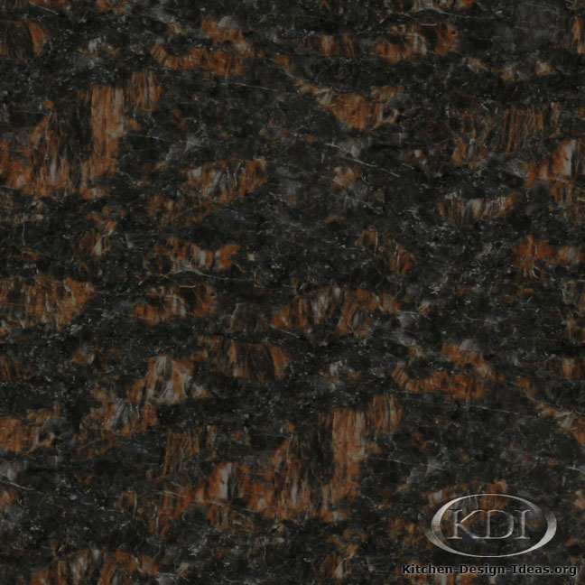 Chestnut Brown Granite Kitchen Countertop Ideas