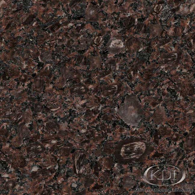 black brown granite