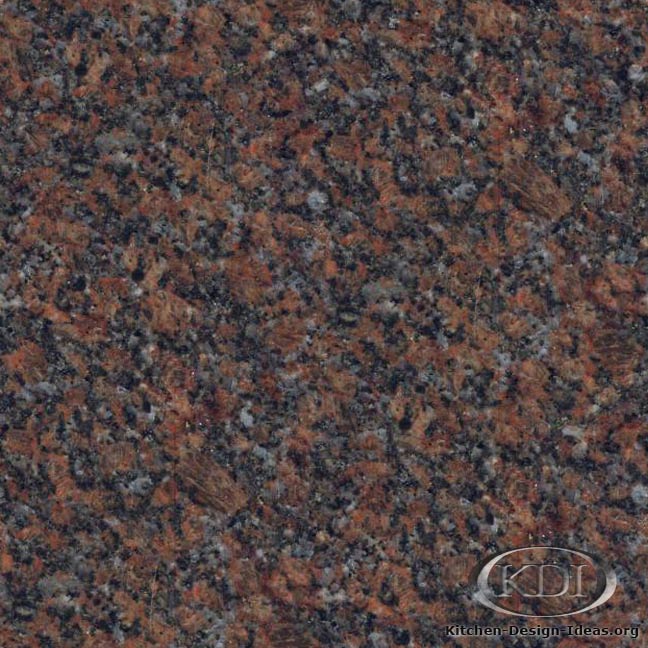 Dakota Mahogany Granite Kitchen Countertop Ideas