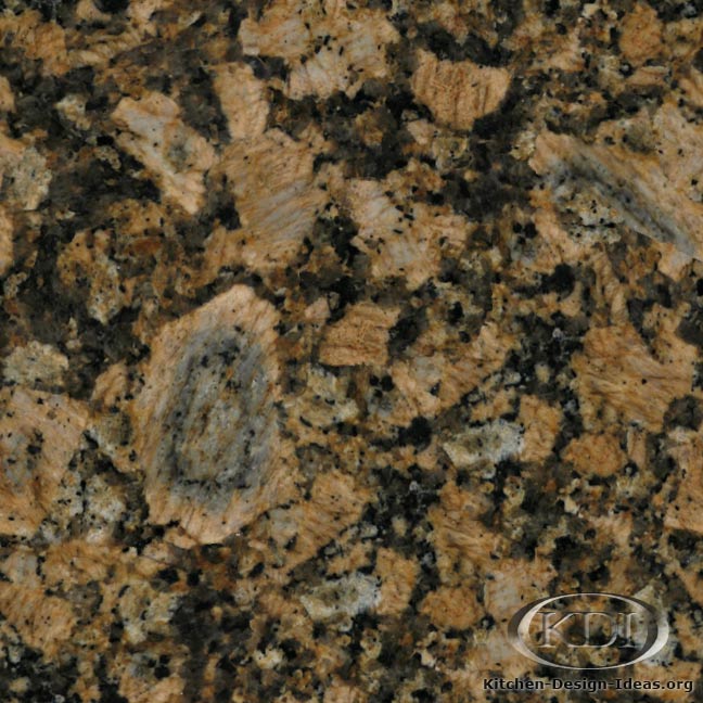 Giallo Fiorito Granite Kitchen Countertop Ideas