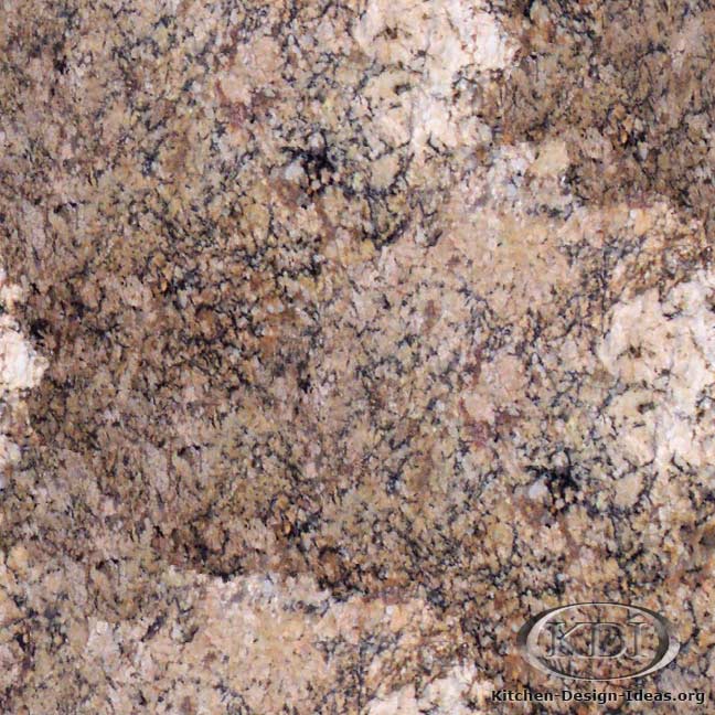 Golden Fantasy Granite Kitchen Countertop Ideas