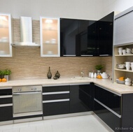 Modern Black Kitchen