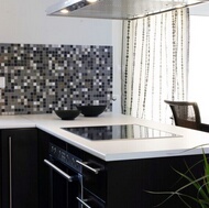 Modern Black Kitchen