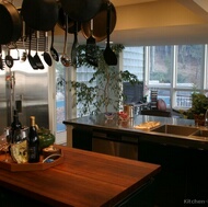 Modern Black Kitchen