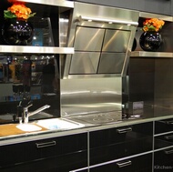 Modern Black Kitchen