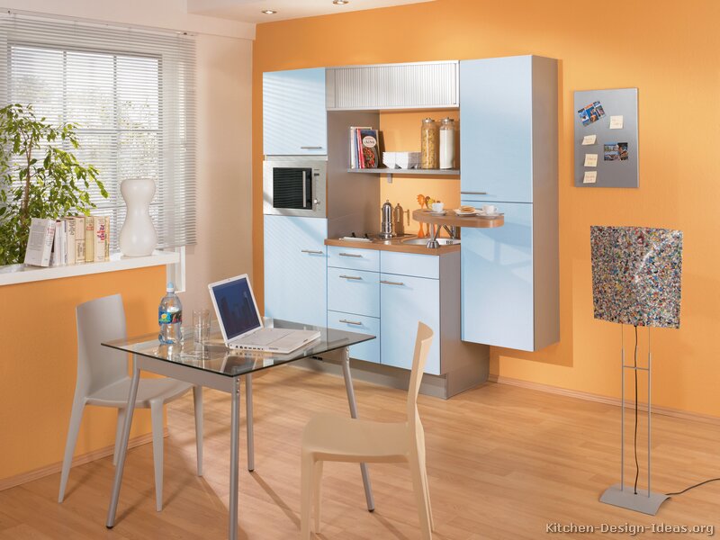 Blue Kitchen Cabinets