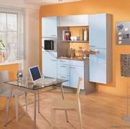 Modern Blue Kitchen