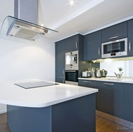 Modern Blue Kitchen