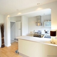 Modern Antique White Kitchen