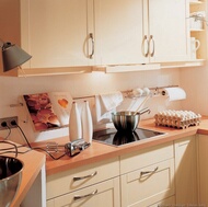 Modern Antique White Kitchen