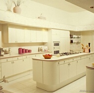 Modern Antique White Kitchen