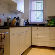 Modern Antique White Kitchen