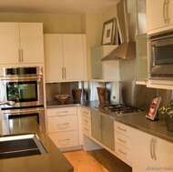 Modern Antique White Kitchen