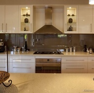 Modern Antique White Kitchen