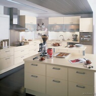 Modern Antique White Kitchen