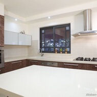 Modern Dark Wood Kitchen