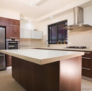 Modern Dark Wood Kitchen