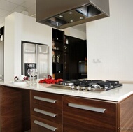 Modern Dark Wood Kitchen