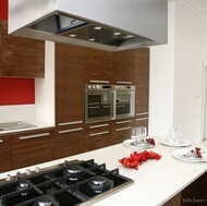 Modern Dark Wood Kitchen