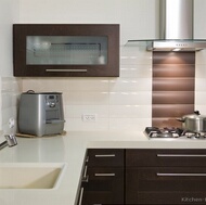 Modern Dark Wood Kitchen