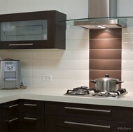 Modern Dark Wood Kitchen