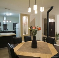 Modern Dark Wood Kitchen