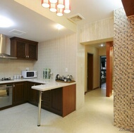 Modern Dark Wood Kitchen