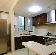 Modern Dark Wood Kitchen