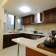 Modern Dark Wood Kitchen