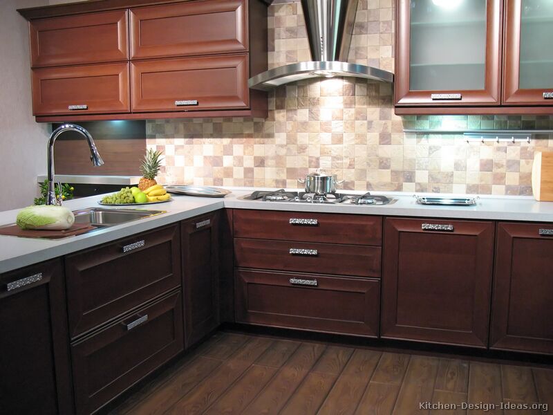 Pictures of Kitchens - Modern - Dark Wood Kitchens