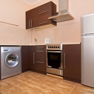 Modern Dark Wood Kitchen