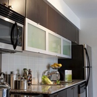 Modern Dark Wood Kitchen