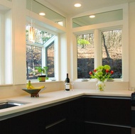 Modern Dark Wood Kitchen