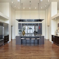 Modern Dark Wood Kitchen