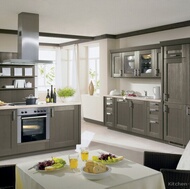 Modern Gray Kitchen