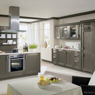 Modern Gray Kitchen