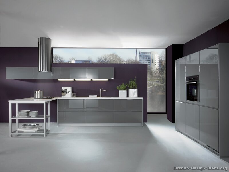 Pictures of Kitchens - Modern - Gray Kitchen Cabinets