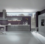 Modern Gray Kitchen