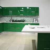 Modern Green Kitchen