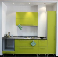 Modern Green Kitchen