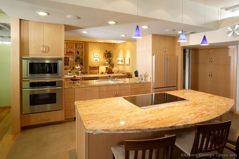 Pictures Of Kitchens Modern Light Wood Kitchen Cabinets