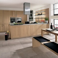 Modern Light Wood Kitchen