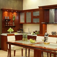 Modern Medium Wood Kitchen