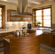 Modern Medium Wood Kitchen