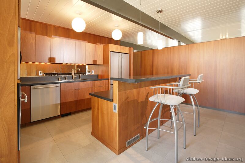 Pictures Of Kitchens Modern Medium Wood Kitchen Cabinets