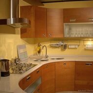 Modern Medium Wood Kitchen