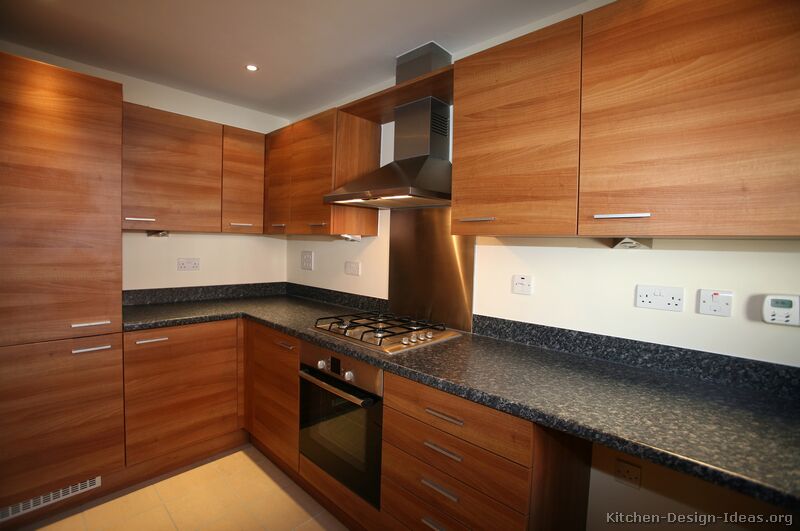 Pictures Of Kitchens Modern Medium Wood Kitchen Cabinets