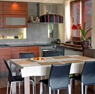 Modern Medium Wood Kitchen