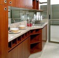 Modern Medium Wood Kitchen